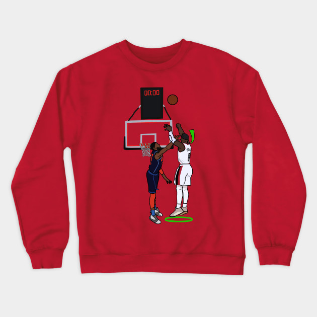 Damian Lillard Hits A Green Light Over Paul George FTW - NBA Portland Trailblazers